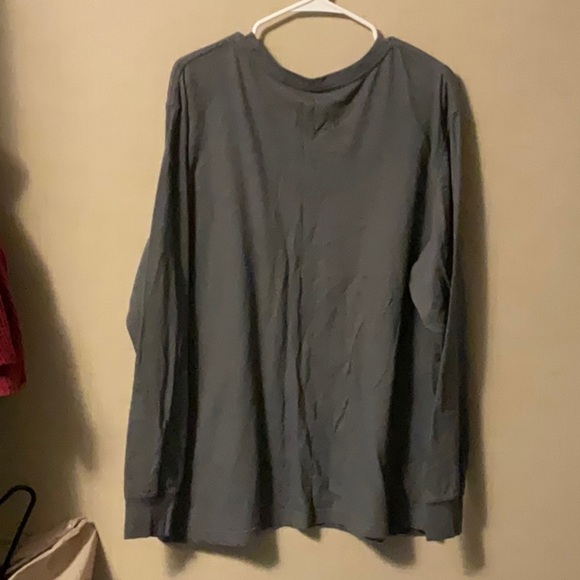 George Men's Charcoal Long Sleeve Tee - Picture 2 of 5